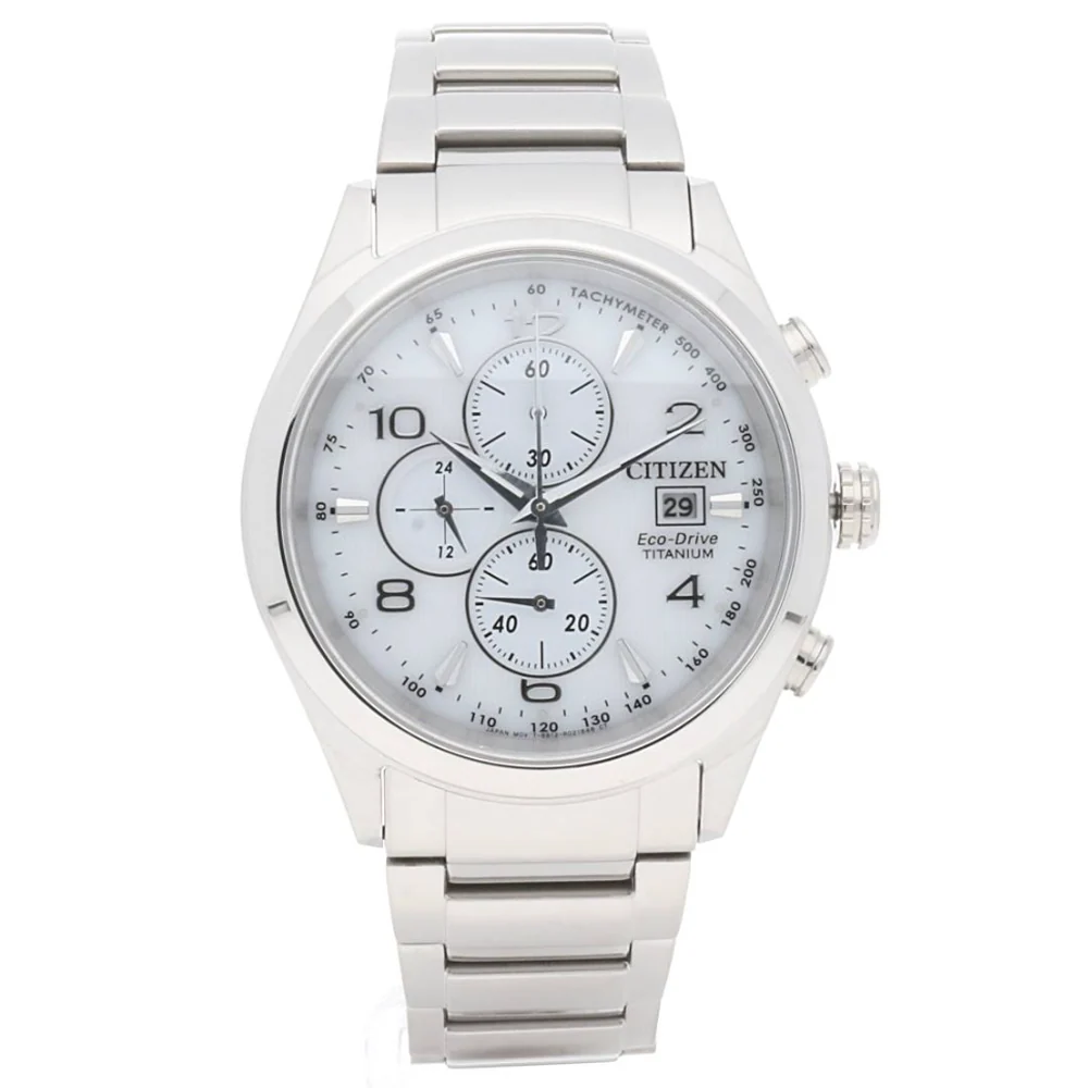 Citizen Uomo CA0650-82A Crono Super Titanium Eco-Drive