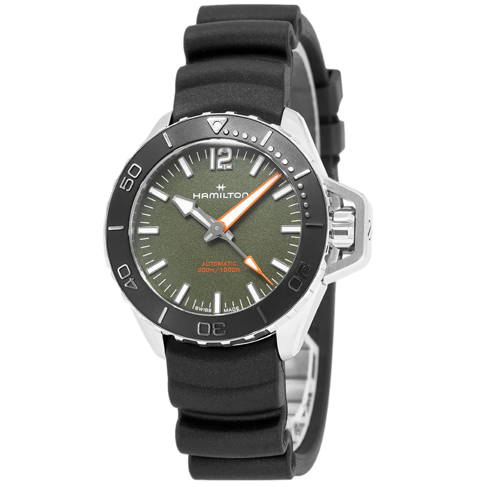 Hamilton Uomo H77455360 Khaki Navy Frogman Auto - Image 2