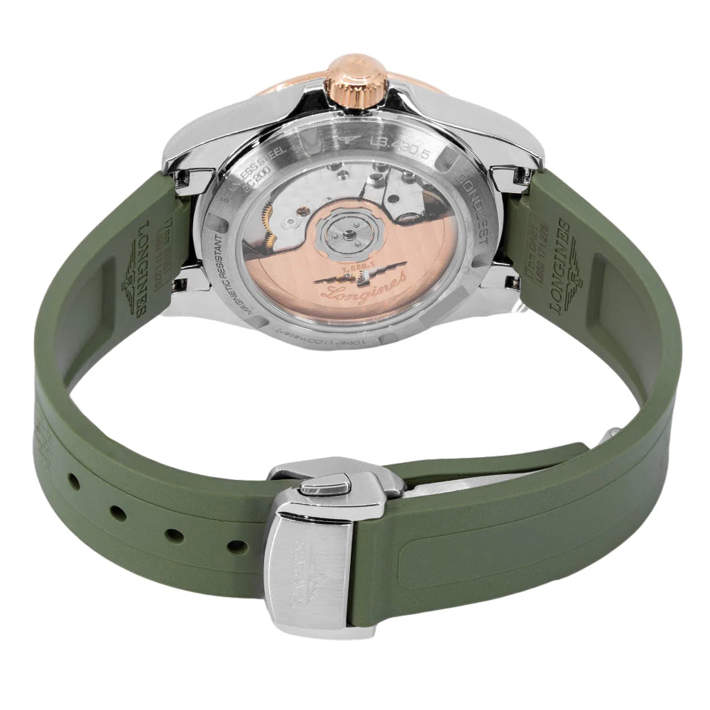 Longines Donna L3.430.5.02.9 Conquest 34mm Automatico - Image 5