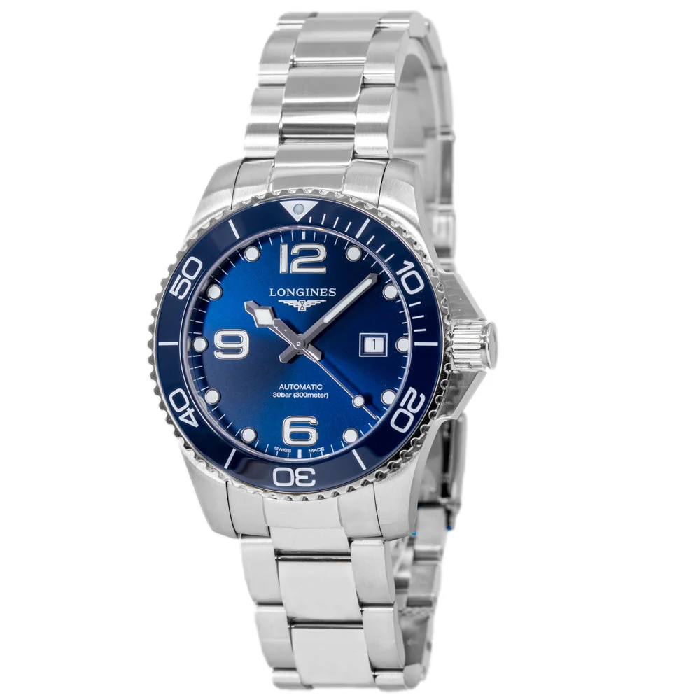 Longines L3.782.4.96.6 HydroConquest Blue Dial Automatico