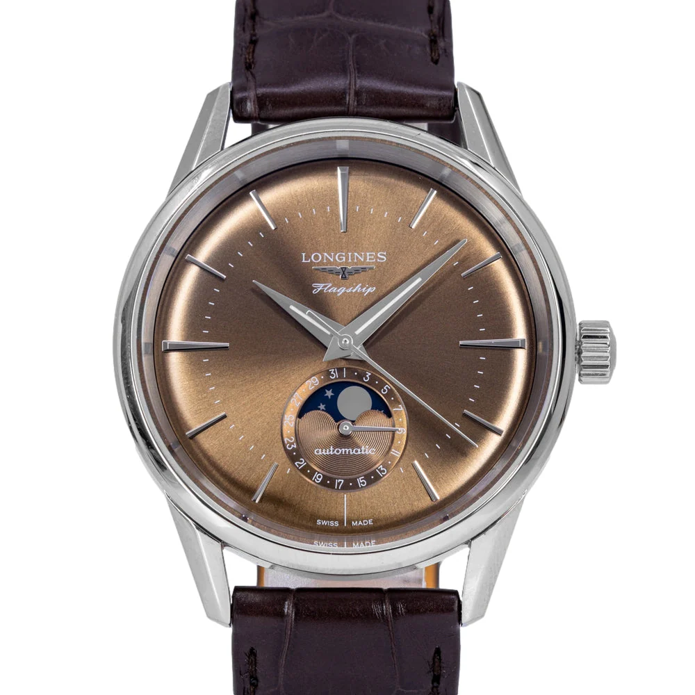 Longines L4.815.4.62.2 Flagship Heritage Moonphase Auto - Image 2