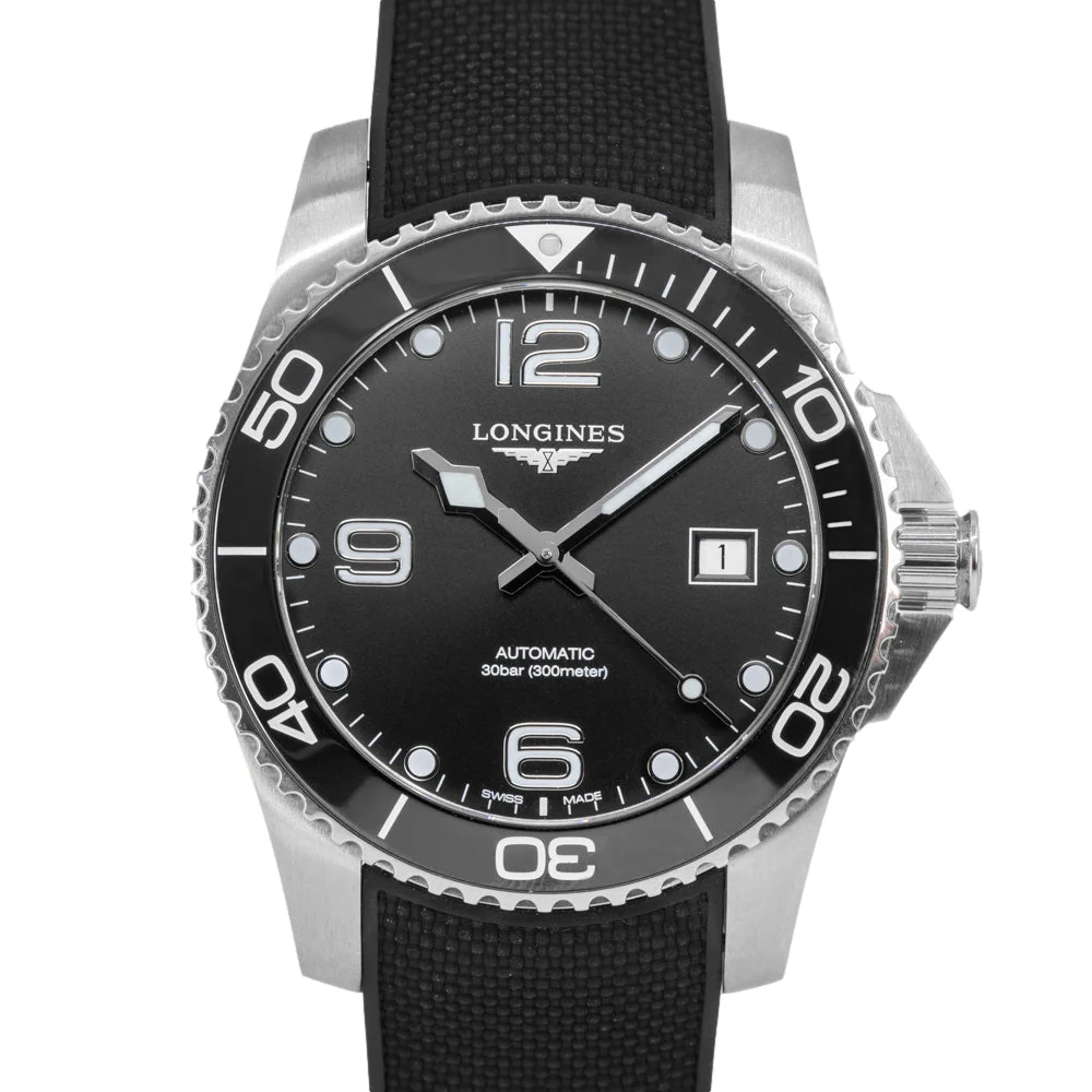 Longines Uomo L3.781.4.56.9 HydroConquest Black Dial Auto